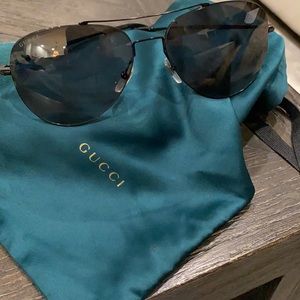 Authentic Gucci Sunglasses All Black